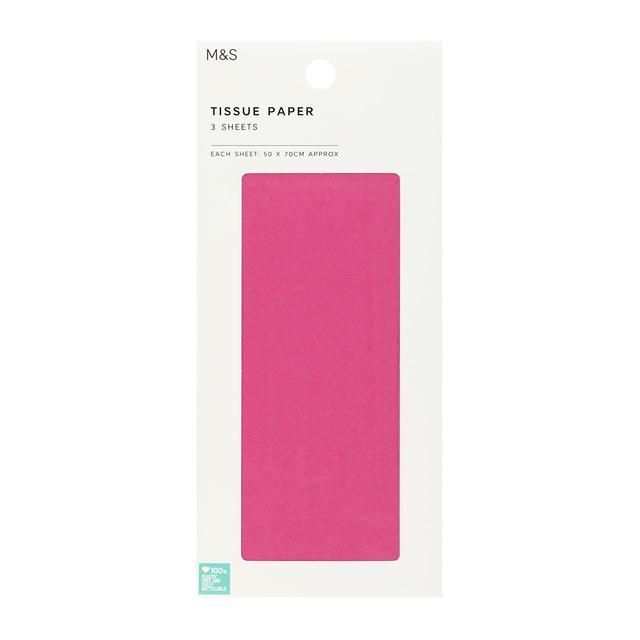 M&S Pink Tissue Paper