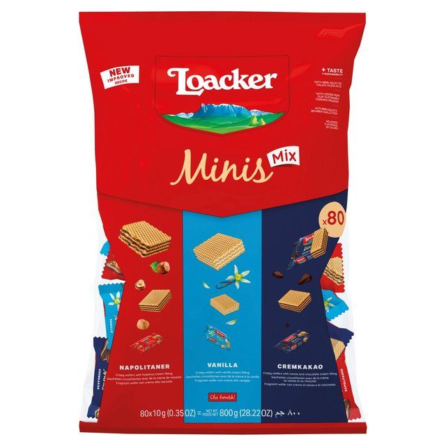 Loacker Classic Minis   80 per pack