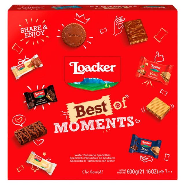 Loacker Best of Moments Biscuits Variety Pack   600g