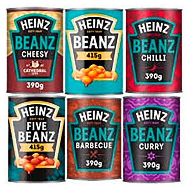 Heinz Five Mixed Tinned Baked Beans    415g