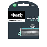 Wilkinson Sword Quattro Titanium Sensitive Men's Razor Blades x8 Mexican Boots   