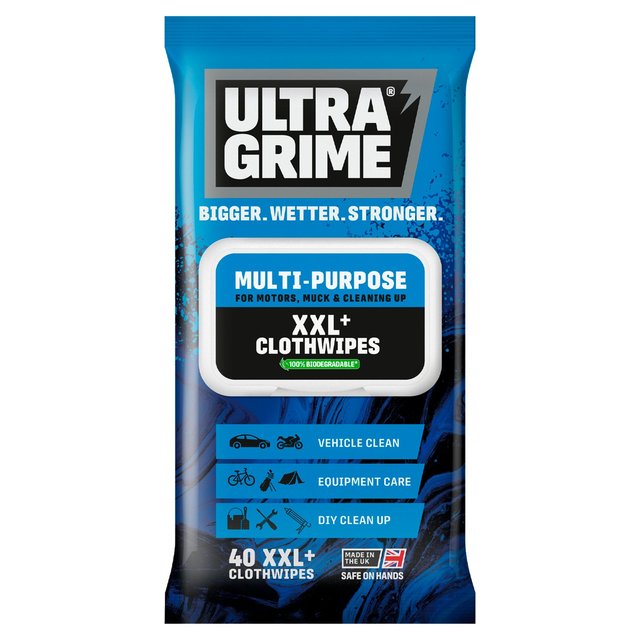 UltraGrime Multipurpose Original XXL Clothwipes   40 per pack