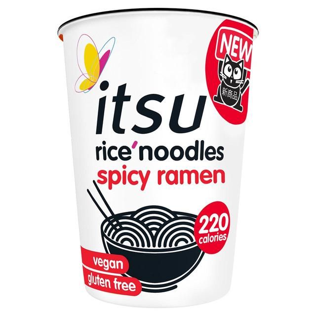 itsu spicy ramen rice noodles cup   63g