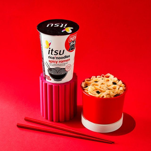 itsu spicy ramen rice noodles cup   63g