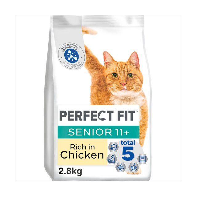 Perfect Fit Cat Complete Dry Senior 11+ Chicken   2.8kg