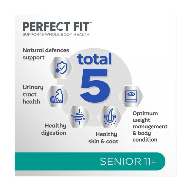 Perfect Fit Cat Complete Dry Senior 11+ Chicken   2.8kg GOODS M&S   