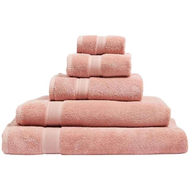 M&S Super Soft Pure Cotton Face Towels Dusty Pink   2 per pack GOODS M&S   