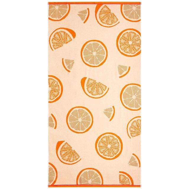 M&S Pure Cotton Orange Slices Beach Towel GOODS M&S   