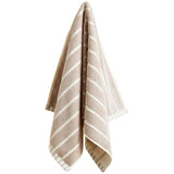 M&S Pure Cotton Carved Stripe Hand Towel Natural GOODS M&S   