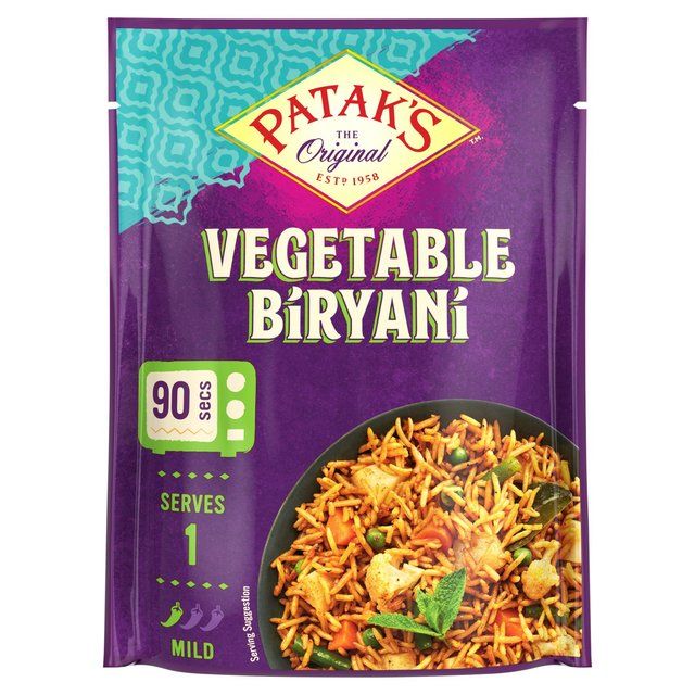 Patak's Vegetable Biryani   270g GOODS M&S   