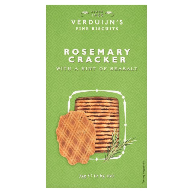 Verduijn Crackers with Rosemary & Seasalt   75g