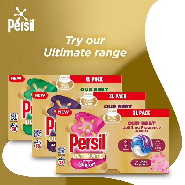 Persil Ultimate Active Clean Laundry Washing Capsules   38 per pack GOODS M&S   