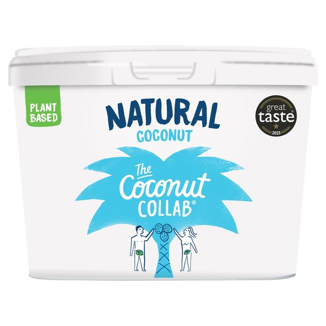 The Coconut Collab Dairy Free Natural Coconut Yoghurt  Alternative   750g