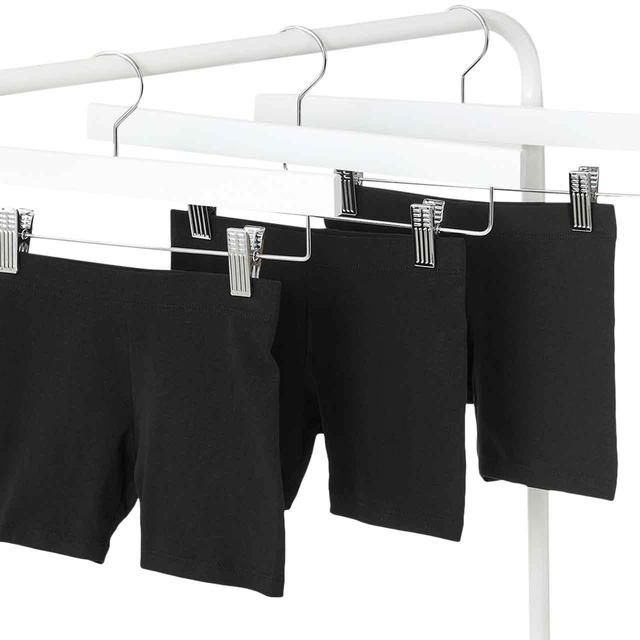 M&S Girls Cotton Rich Plain Shorts 3 Pack 2-7 Years Black