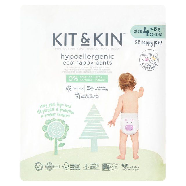 Kit & Kin Eco Nappy Pants Size 4   22 per pack GOODS M&S   