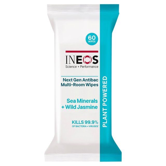 INEOS Antibac Multi-Room Surface Wipes Sea Minerals + Wild Jasmine   60 per pack