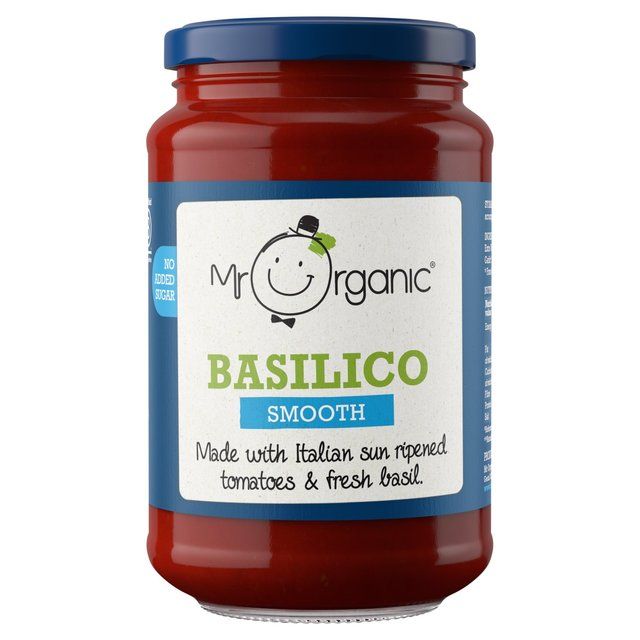 Mr Organic Smooth Basilico Pasta Sauce   350g