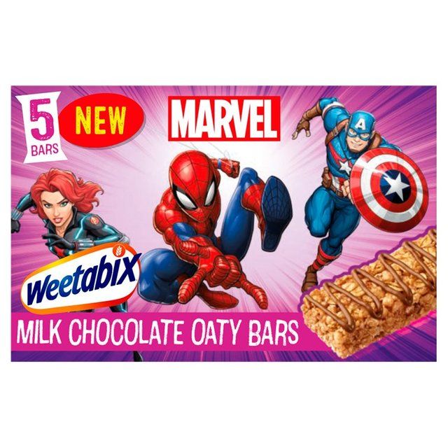 Marvel Disney Bars Milk Chocolate Oat Bars   5 x 23g