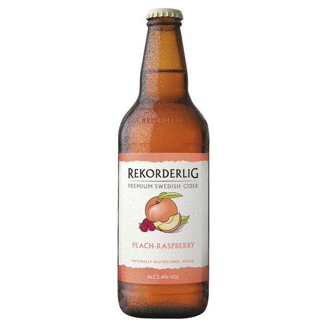 Rekorderlig Peach and Raspberry Cider   500ml GOODS M&S   