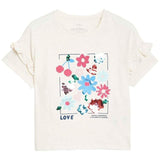 M&S Cotton Garden Tops 2-7 Years Ivory GOODS M&S   