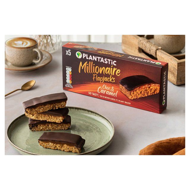 Plantastic Millionaire Flapjack   5 per pack GOODS M&S   