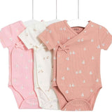 M&S Swan Wrap Bodysuits Newborn- 3 Years Rose GOODS M&S   