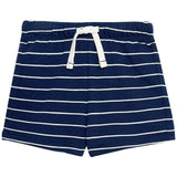 M&S Pure Cotton Striped Shorts 0-3 Years Blue GOODS M&S   