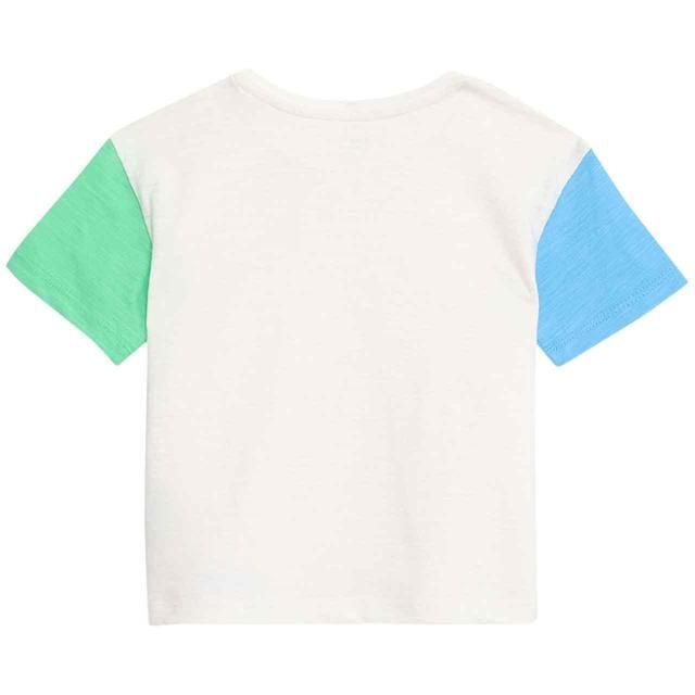 M&S Cotton Beach T-Shirts 0-3 Years Blue GOODS M&S   