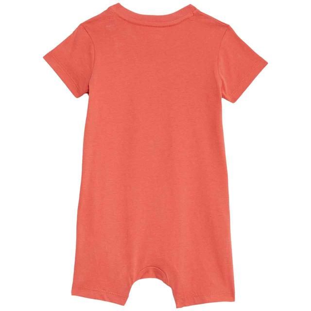 M&S Cotton Palm Tree Romper 0 Months - 3 Years Coral