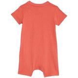 M&S Cotton Palm Tree Romper 0 Months - 3 Years Coral GOODS M&S   