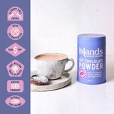 Islands Chocolate 45% Hot Chocolate Powder   200g