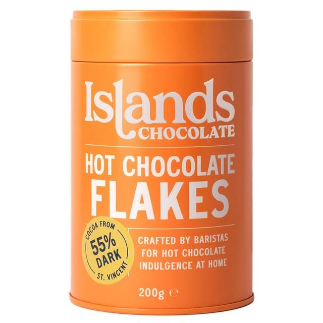 Islands Chocolate 55% Dark Hot Chocolate Flakes   200g