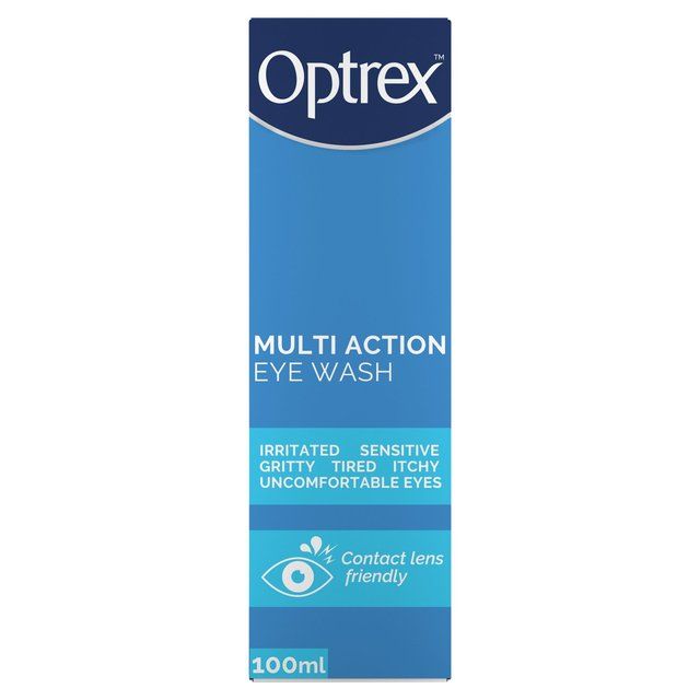 Optrex Multi Action Soothing Eye Wash For Irritated Eyes   100ml