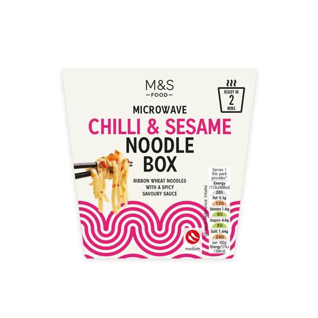 M&S Chilli & Sesame Noodle Box   300g