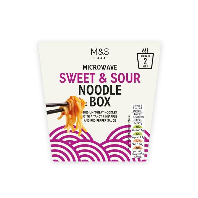 M&S Sweet & Sour Noodle Box   300g