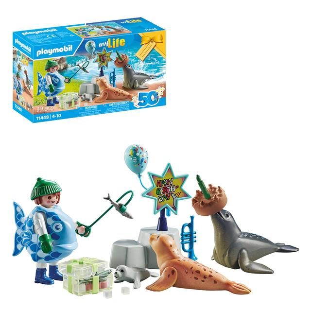 PLAYMOBIL 71448 My Life Keeper with Animals Gift Set