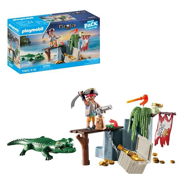 PLAYMOBIL 71473 Pirates Pirate with Alligator Starter Pack GOODS M&S   