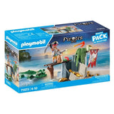 PLAYMOBIL 71473 Pirates Pirate with Alligator Starter Pack GOODS M&S   