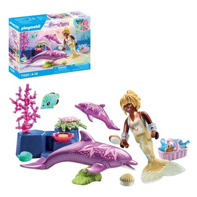 Playmobil 71501 Princess Magic Mermaid with Dolphins