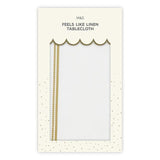 M&S White & Gold Feels Like Linen Tablecloth GOODS M&S   