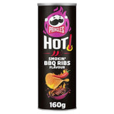 Pringles Hot Smoky BBQ Ribs Sharing Crisps   160g GOODS M&S   