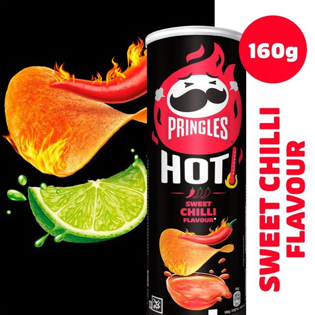 Pringles Hot Sweet Chilli Sharing Crisps   160g