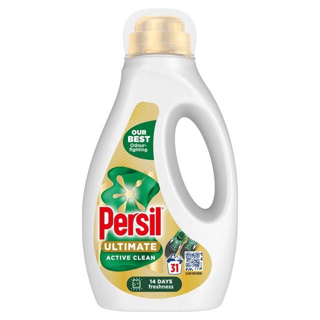 Persil Ultimate Active Clean Bio Laundry Washing Detergent 31 Washes   837ml