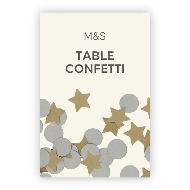 M&S Gold & Silver Table Confetti