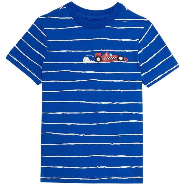 M&S Car T-Shirt 2-7 Years Cobalt