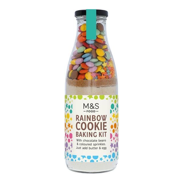 M&S Rainbow Cookie Baking Kit   645g GOODS M&S   