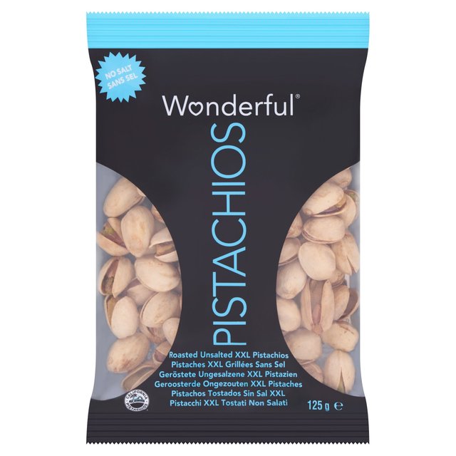 Wonderful Pistachios Roasted No Salt   125g