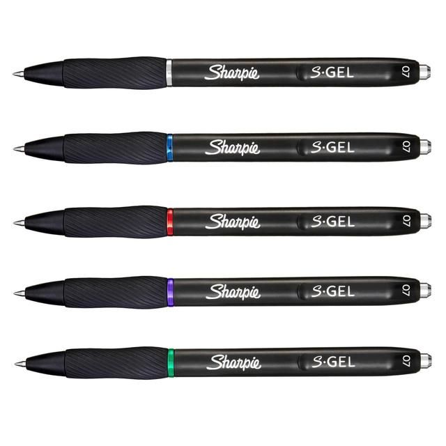 Sharpie S-Gel Gel Pens 0.7mm Assorted   8 per pack