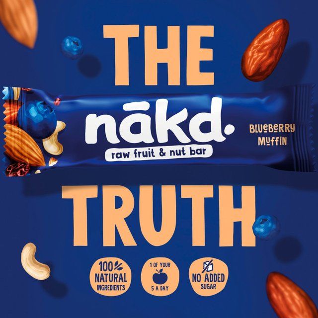 nakd. Berry Delight Fruit & Nut Bars Multipack   4 x 35g GOODS M&S   