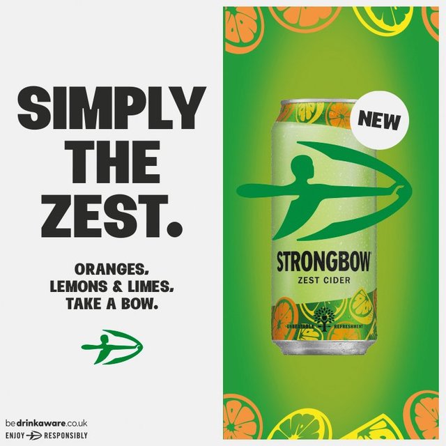 Strongbow Zest Cider Bottle   500ml GOODS M&S   